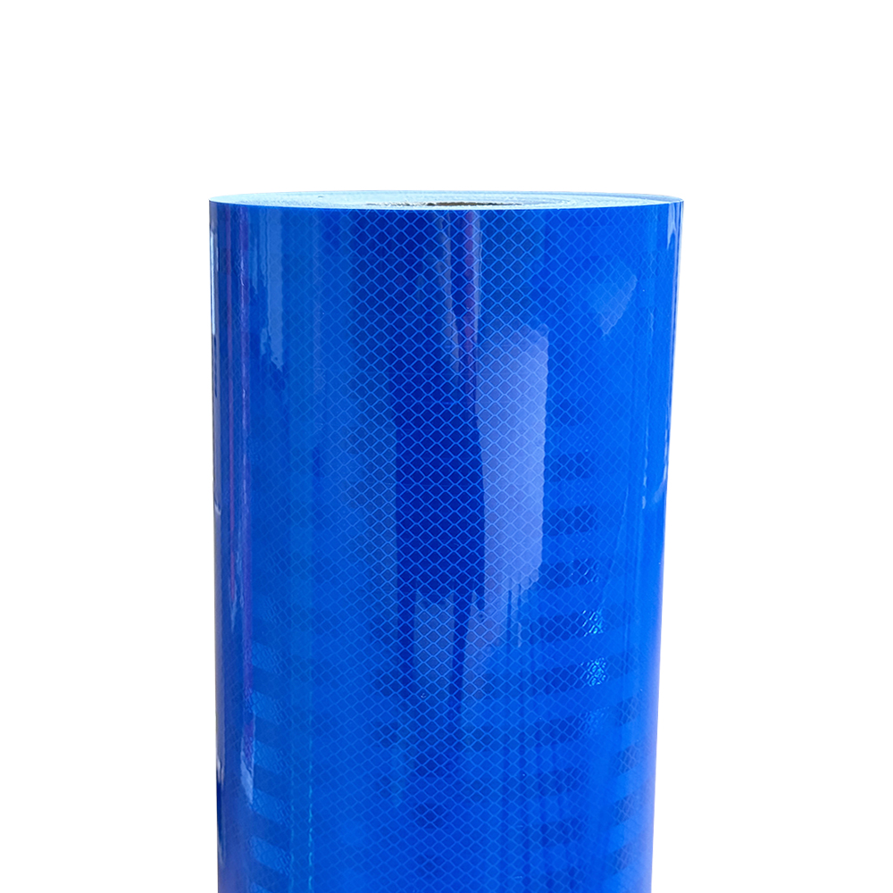 Blue High Intensity Prismatic Reflective Sheeting - 